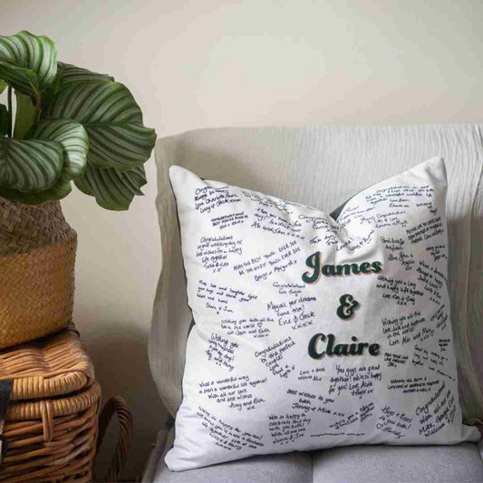 Small Bespoke Handwritten Cushion