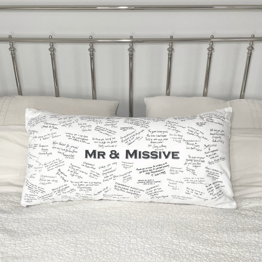 Large Classic Handwritten Cushion