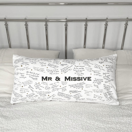 Large Luxury Handwritten Cushion