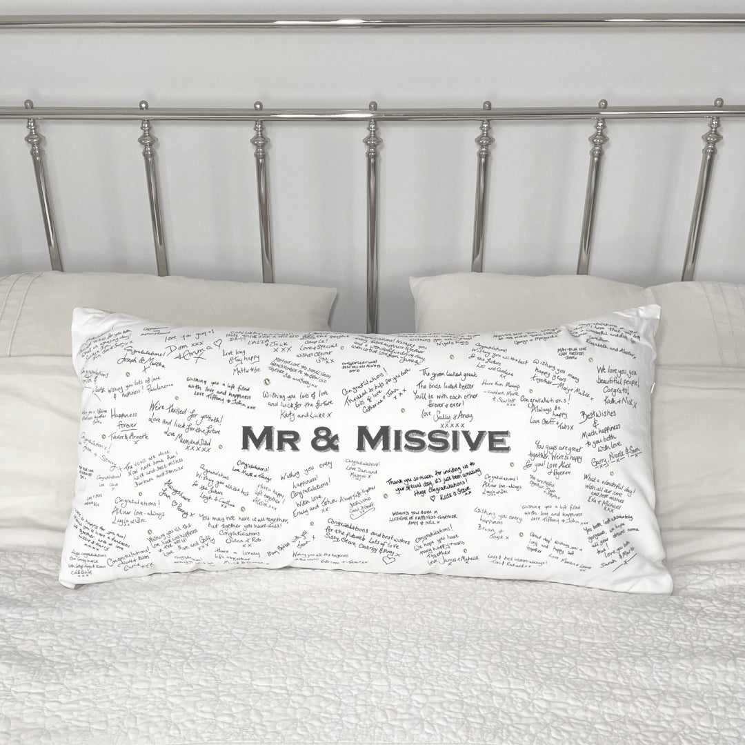 Large Luxury Handwritten Cushion