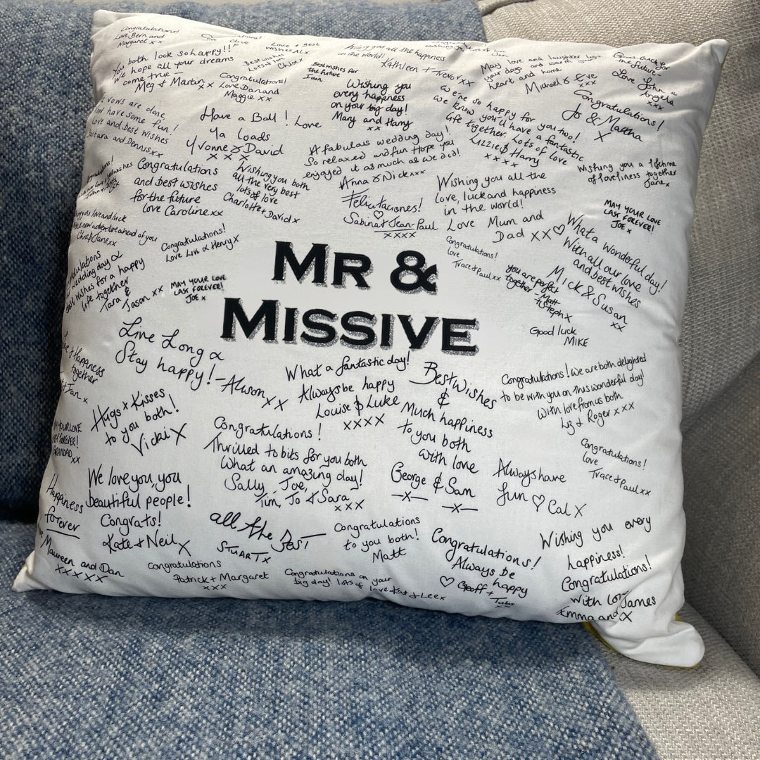 Small Classic Handwritten Cushion